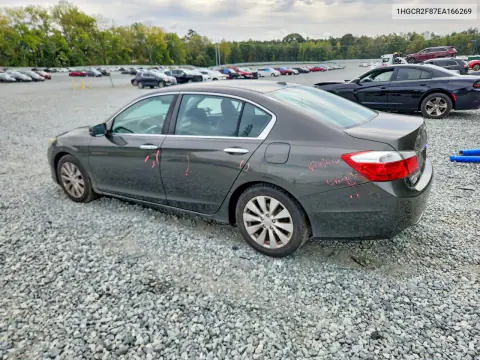2014 Honda Accord Exl VIN 1HGCR2F87EA166269 фото 2