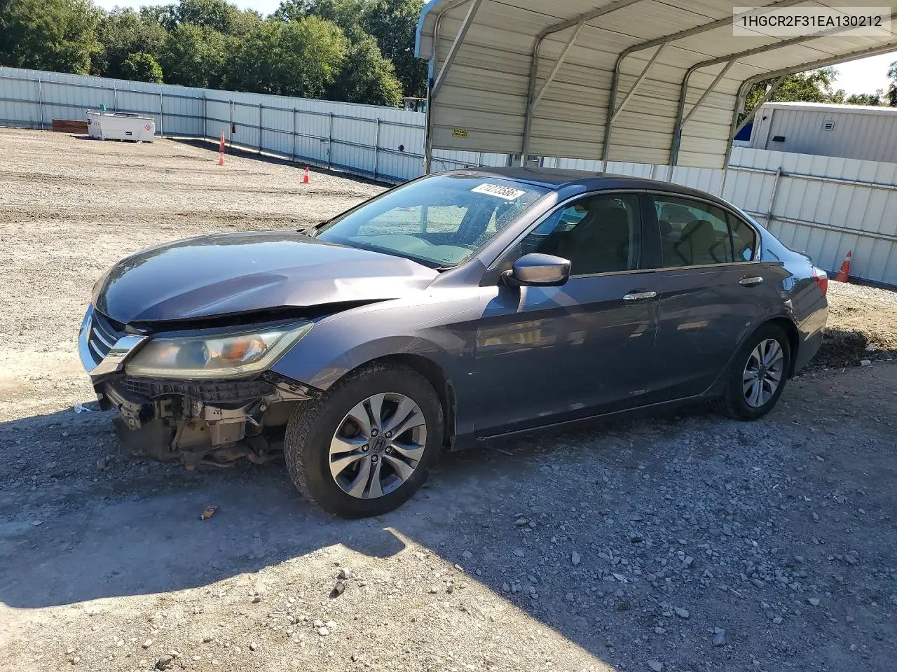 2014 Honda Accord Lx VIN 1HGCR2F31EA130212 фото 1