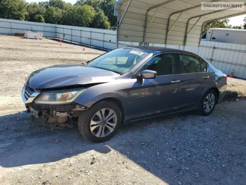 1HGCR2F31EA130212 — 2014 Honda Accord, Передняя часть, фото до ремонта