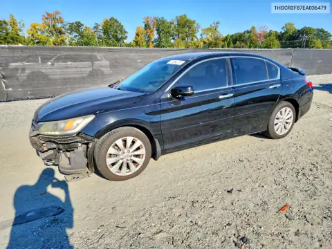 1HGCR3F87EA036479 Honda Accord 2014 — повреждение Передняя часть, фото до ремонта