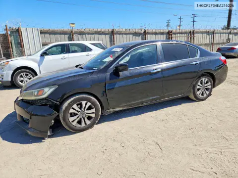 1HGCR2F34EA216226 — 2014 Honda Accord, Сторона, фото до ремонта