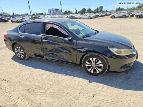 2014 Honda Accord Lx VIN 1HGCR2F34EA216226 фото 4