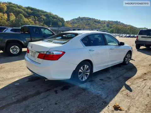 2014 Honda Accord Lx VIN 1HGCR2F31EA037013 фото 3