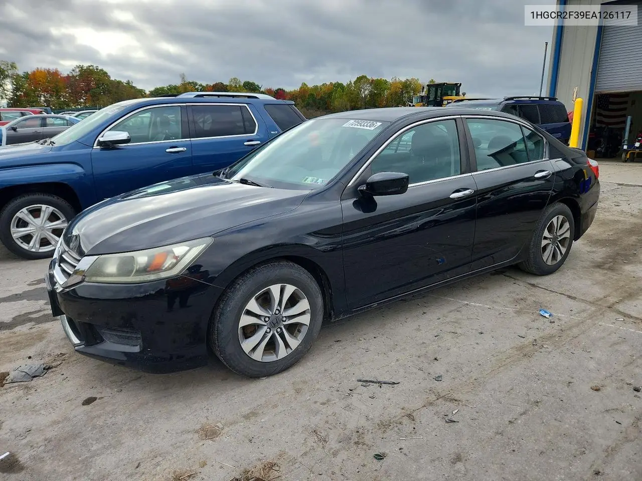 2014 Honda Accord Lx VIN 1HGCR2F39EA126117 фото 1