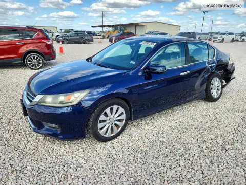 1HGCR2F81EA153243 — 2014 Honda Accord, Сторона, фото до ремонта