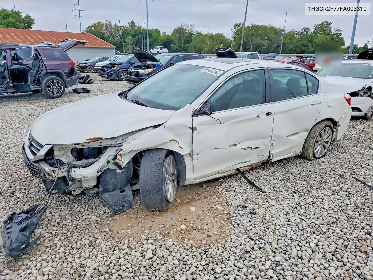 2015 Honda Accord Ex VIN 1HGCR2F77FA003310 фото 1