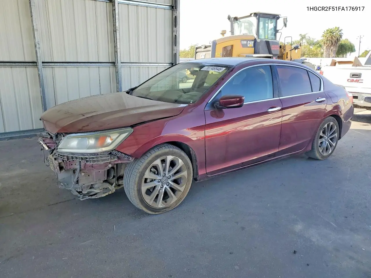 2015 Honda Accord Sport VIN 1HGCR2F51FA176917 фото 1