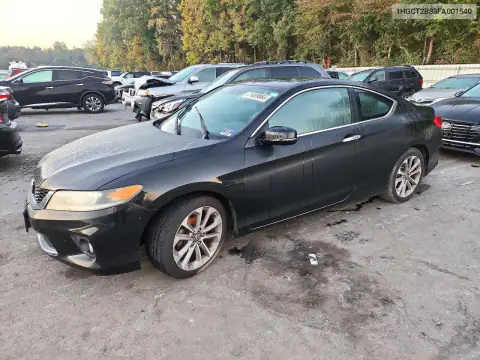 1HGCT2B83FA001540 — 2015 Honda Accord, Подтопление, фото до ремонта