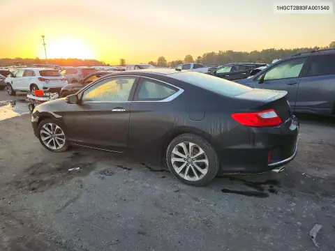 1HGCT2B83FA001540 — 2015 Honda Accord, фото 2 с аукциона Copart, Подтопление