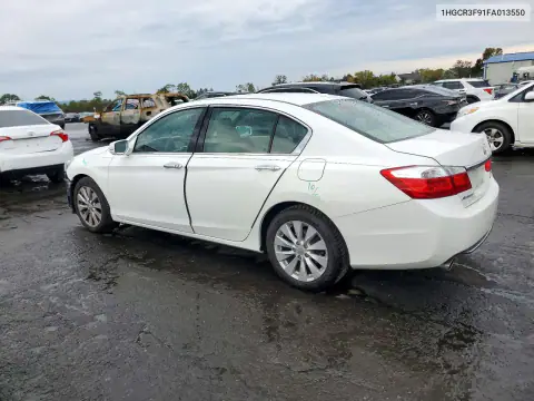 1HGCR3F91FA013550 — 2015 Honda Accord, фото 2 с аукциона Copart, Передняя часть