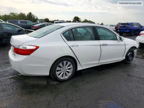 1HGCR3F91FA013550 — 2015 Honda Accord, фото 3 с аукциона Copart, Передняя часть