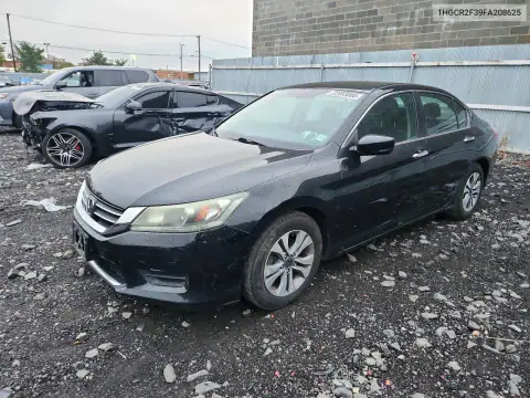 1HGCR2F39FA208625 — 2015 Honda Accord, Передняя часть, фото до ремонта