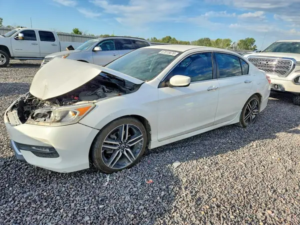 1HGCR2F68GA017922 — 2016 Honda Accord, Передняя часть (Front End), фото до ремонта