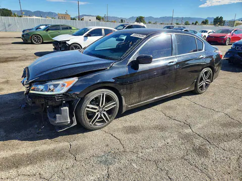 1HGCR2F64GA136700 — 2016 Honda Accord, Передняя часть (Front End), фото до ремонта