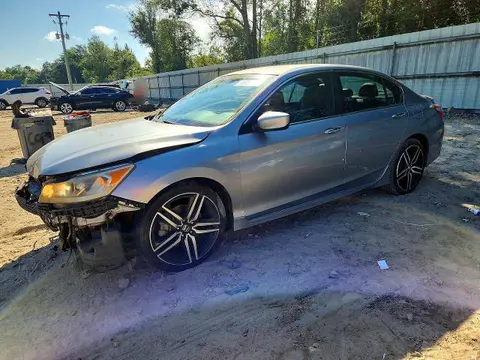 1HGCR2F59GA065551 — 2016 Honda Accord, Передняя часть (Front End), фото до ремонта