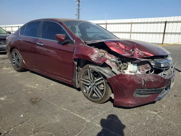1HGCR2F59GA227078 — 2016 Honda Accord, фото 4 с аукциона Copart, Передняя часть