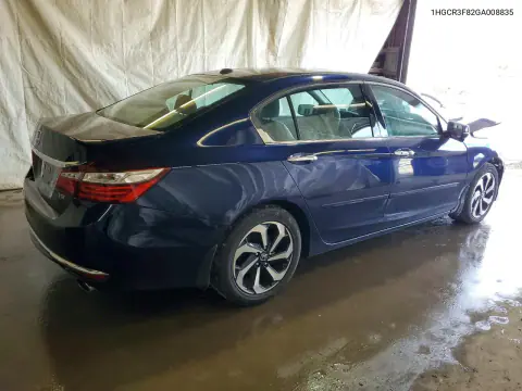 2016 Honda Accord Exl VIN 1HGCR3F82GA008835 фото 3