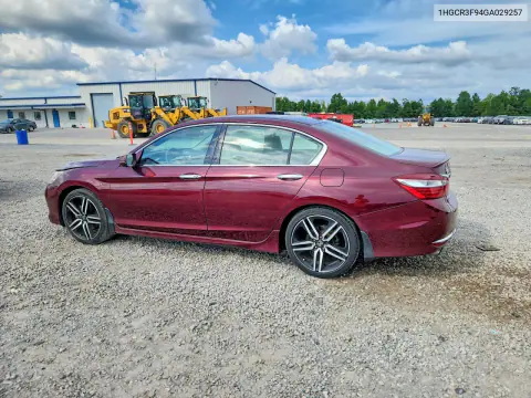 2016 Honda Accord Touring VIN 1HGCR3F94GA029257 фото 2