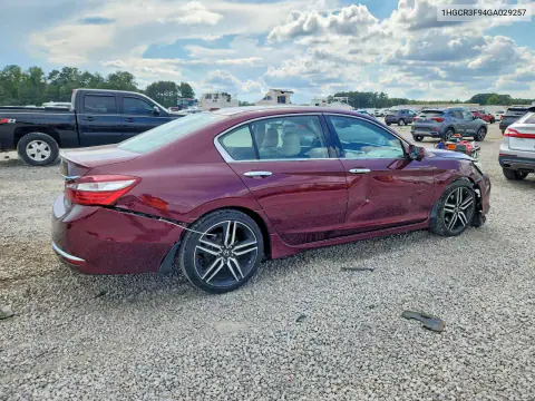2016 Honda Accord Touring VIN 1HGCR3F94GA029257 фото 3