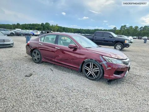 2016 Honda Accord Touring VIN 1HGCR3F94GA029257 фото 4