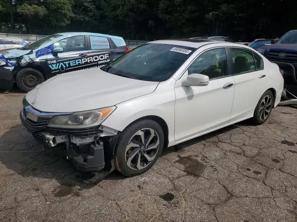 1HGCR2F96GA235044 — 2016 Honda Accord, Передняя часть (Front End), фото до ремонта