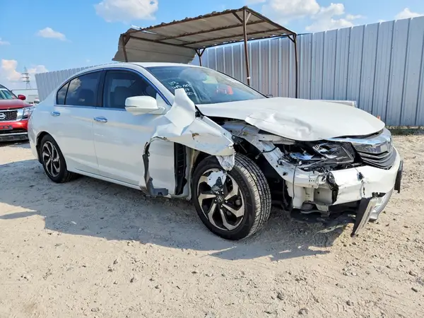 1HGCR2F8XGA112595 — 2016 Honda Accord, фото 4 с аукциона Copart, Передняя часть
