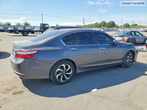1HGCR2F71GA180789 — 2016 Honda Accord, фото 3 с аукциона Copart, Передняя часть