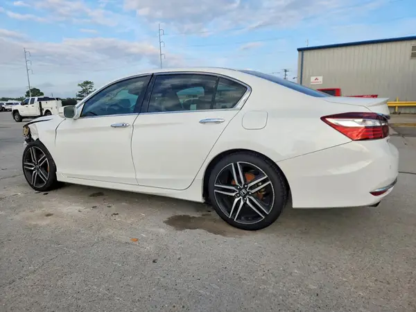 1HGCR3F96GA011598 — 2016 Honda Accord, фото 2 с аукциона Copart, Передняя часть