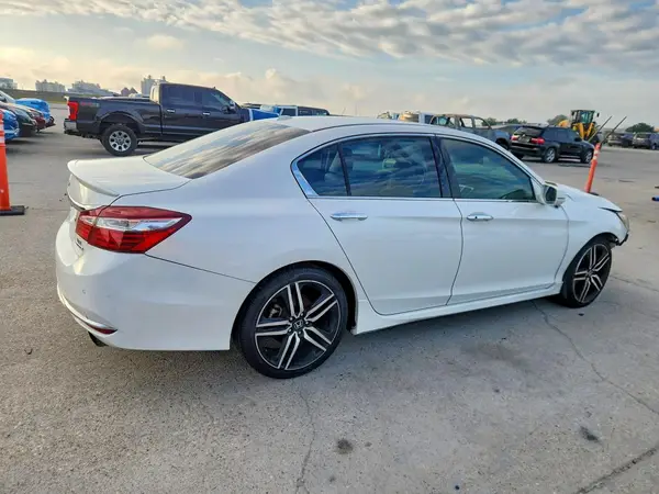 1HGCR3F96GA011598 — 2016 Honda Accord, фото 3 с аукциона Copart, Передняя часть