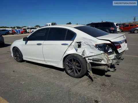 2016 Honda Accord Sport VIN 1HGCR2F52GA206539 фото 2