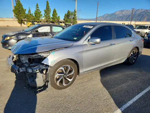 1HGCR2F74GA081335 — 2016 Honda Accord, Передняя часть (Front End), фото до ремонта