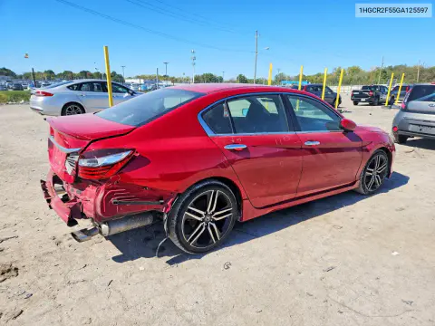 2016 Honda Accord Sport VIN 1HGCR2F55GA125597 фото 3