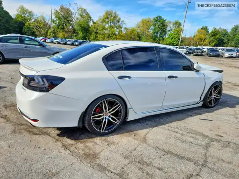 2016 Honda Accord Sport VIN 1HGCR2F55GA230074 фото 3