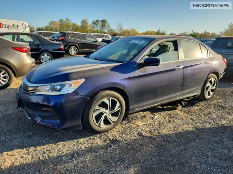 1HGCR2F37GA146790 — 2016 Honda Accord, Передняя часть, фото до ремонта