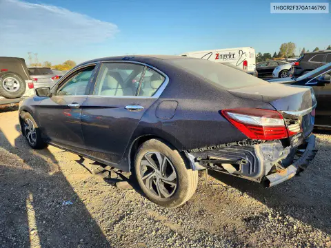 2016 Honda Accord Lx VIN 1HGCR2F37GA146790 фото 2