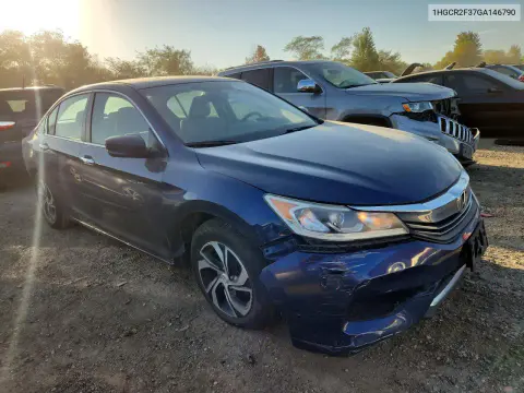 2016 Honda Accord Lx VIN 1HGCR2F37GA146790 фото 4