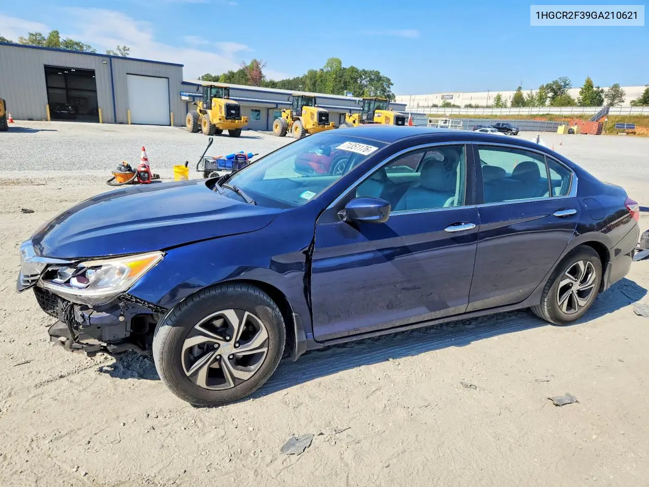 2016 Honda Accord Lx VIN 1HGCR2F39GA210621 фото 1