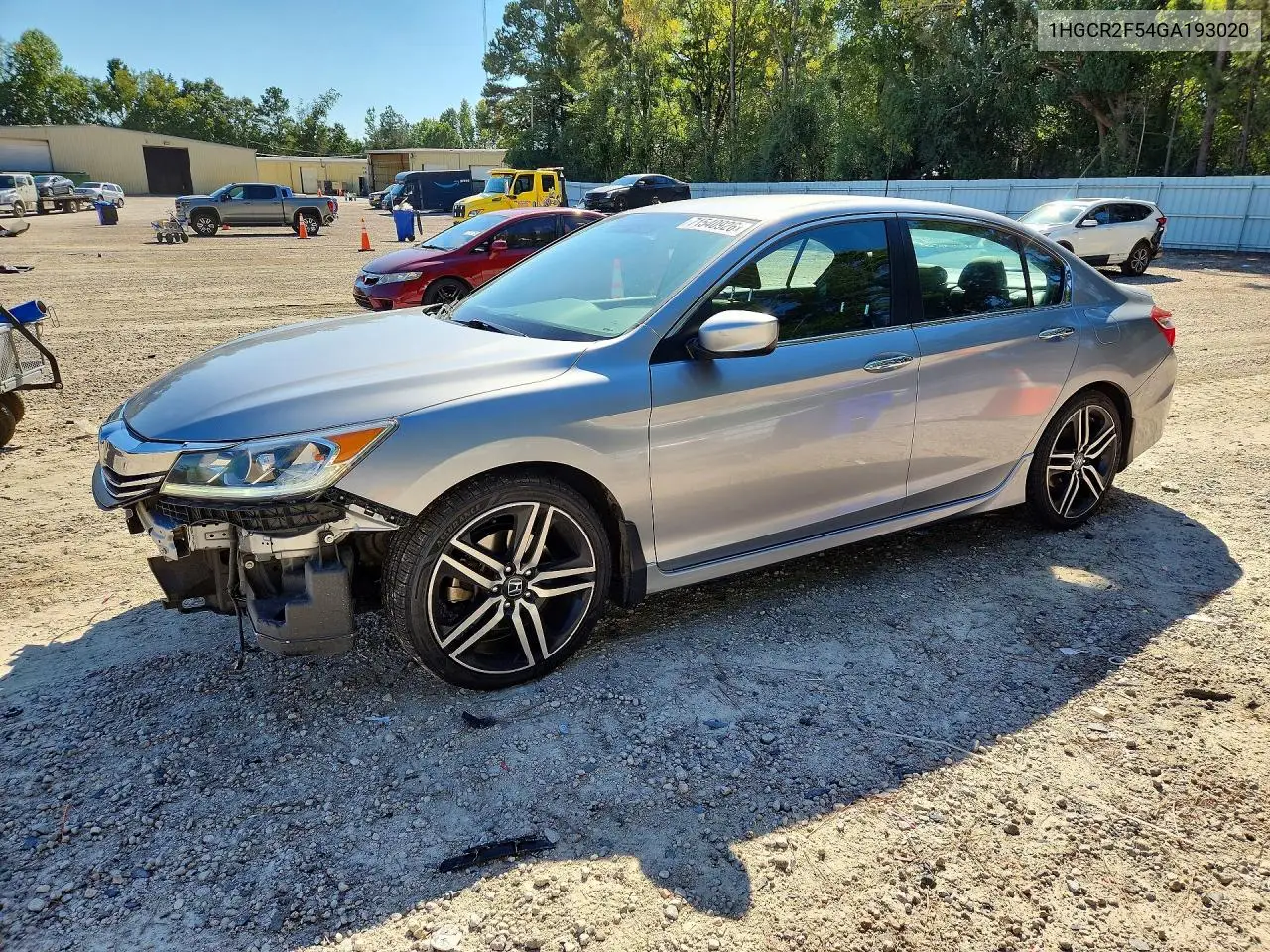 2016 Honda Accord Sport VIN 1HGCR2F54GA193020 фото 1