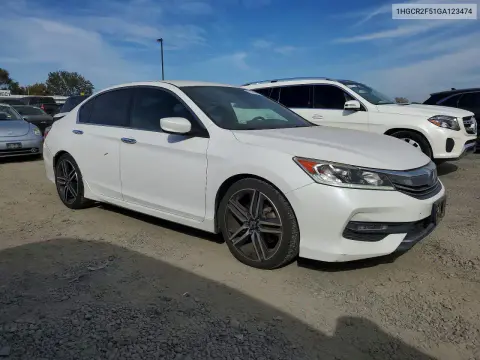 2016 Honda Accord Sport VIN 1HGCR2F51GA123474 фото 4