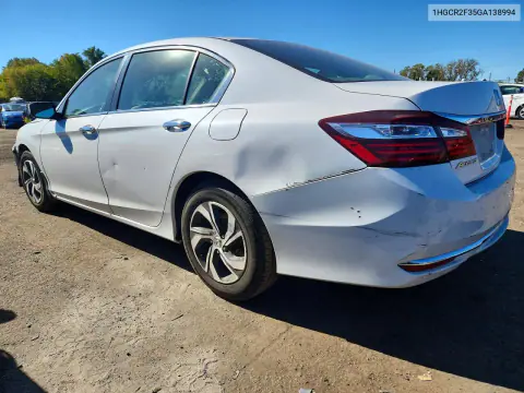 2016 Honda Accord Lx VIN 1HGCR2F35GA138994 фото 2