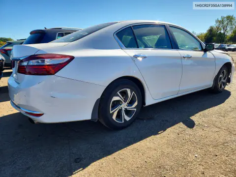 2016 Honda Accord Lx VIN 1HGCR2F35GA138994 фото 3