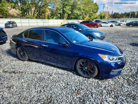 2016 Honda Accord Lx VIN 1HGCR2F34GA126917 фото 4