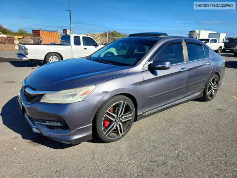 2016 Honda Accord Touring VIN 1HGCR3F96GA032967 фото 1