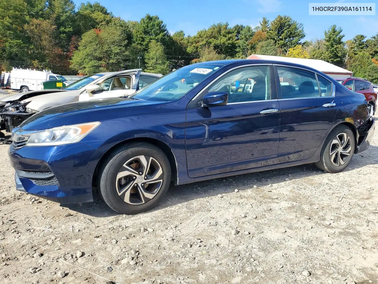 1HGCR2F39GA161114 Honda Accord 2016 — повреждение Сторона, фото до ремонта
