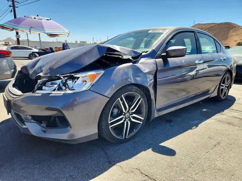 1HGCR2F59HA301052 — 2017 Honda Accord, Передняя часть (Front End), фото до ремонта