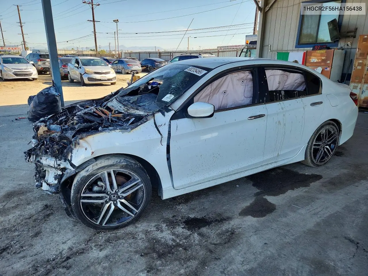 2017 Honda Accord Sport VIN 1HGCR2F56HA156438 фото 1