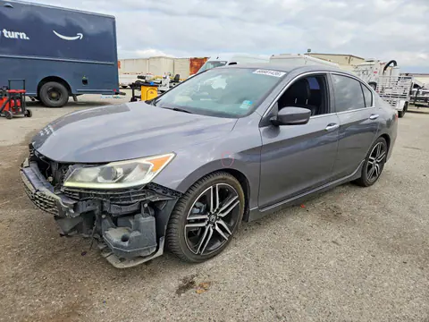 1HGCR2F10HA120063 — 2017 Honda Accord, Передняя часть (Front End), фото до ремонта