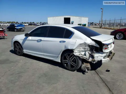 2017 Honda Accord Sport VIN 1HGCR2F57HA132715 фото 2