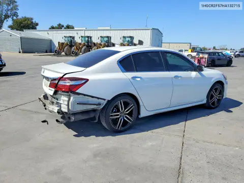 2017 Honda Accord Sport VIN 1HGCR2F57HA132715 фото 3