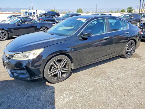 1HGCR2F74HA125349 — 2017 Honda Accord, Передняя часть (Front End), фото до ремонта